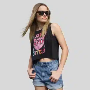 LADIES LOVE BITES CROP VEST
