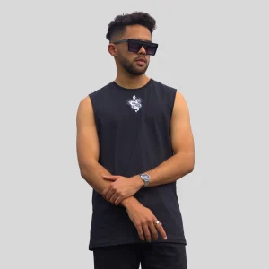 MENS TATTOO MUSCLE VEST