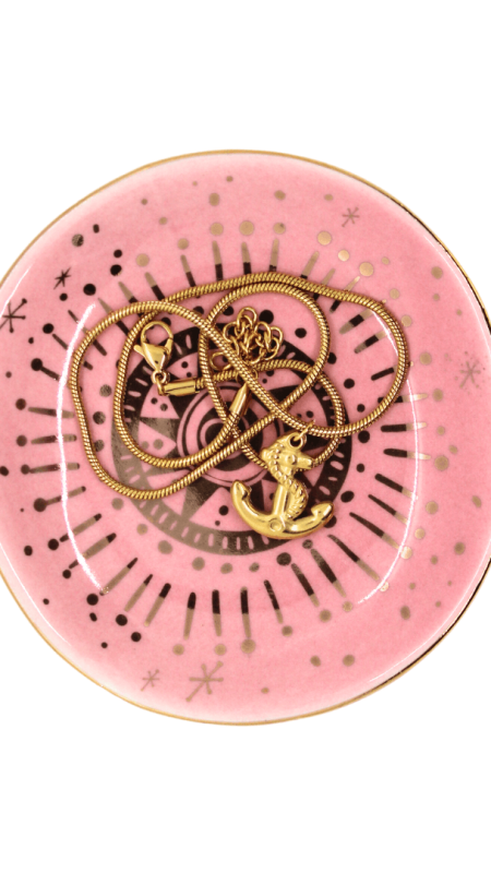 PINK MANDALA TRINKET TRAY