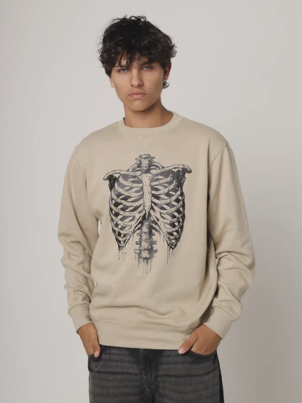 UNISEX STATEMENT PRINT SWEATER