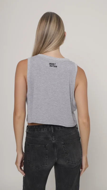 LADIES FASHION CROP VEST