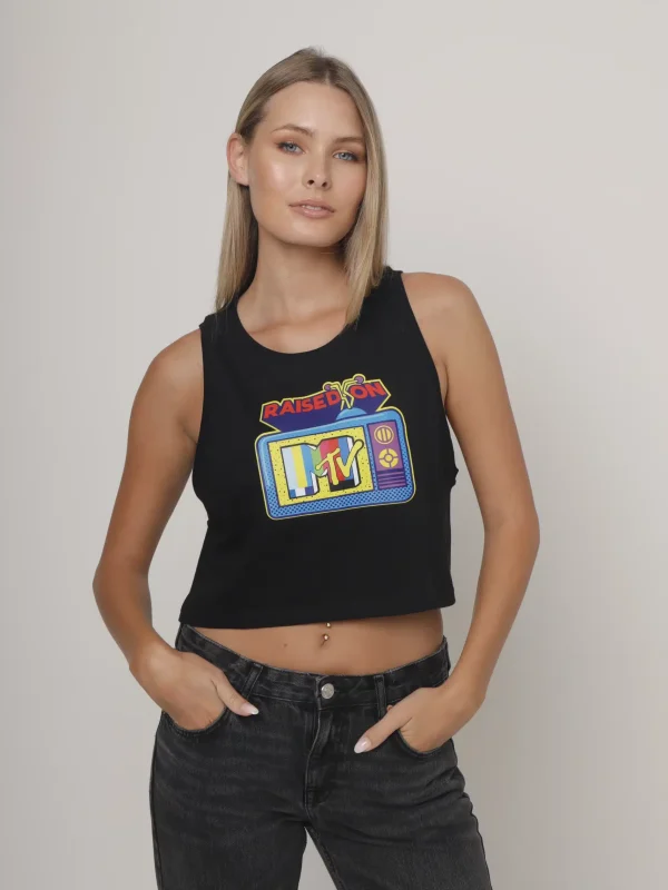 LADIES FASHION CROP VEST