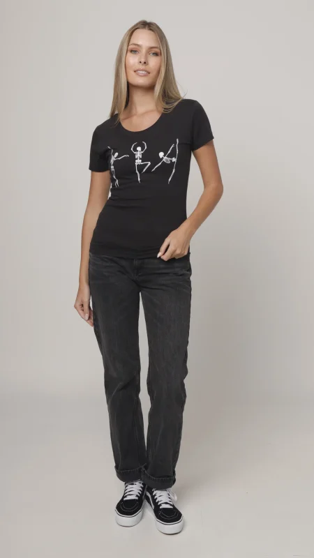 LADIES FASHION FITTED T-SHIRT