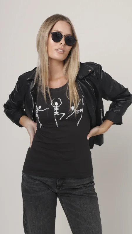 LADIES FASHION FITTED T-SHIRT