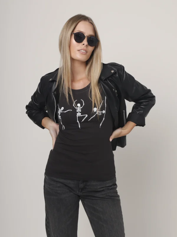 LADIES FASHION FITTED T-SHIRT