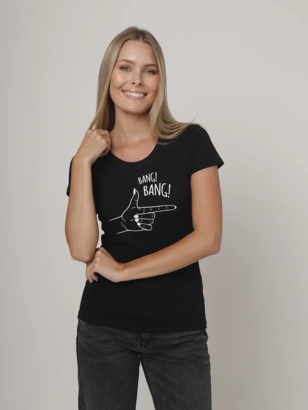 LADIES FASHION FITTED T-SHIRT