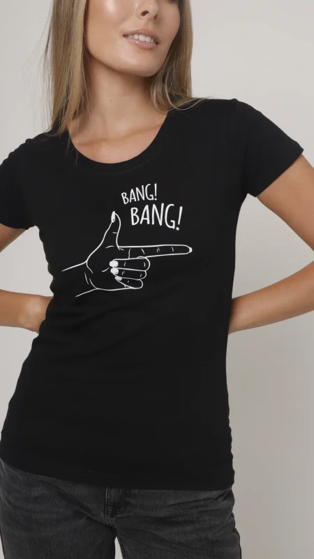 LADIES FASHION FITTED T-SHIRT