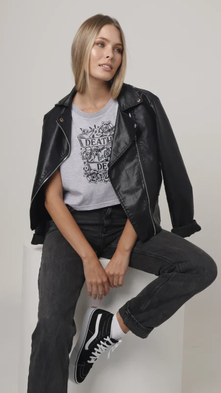 LADIES FASHION CROP VEST