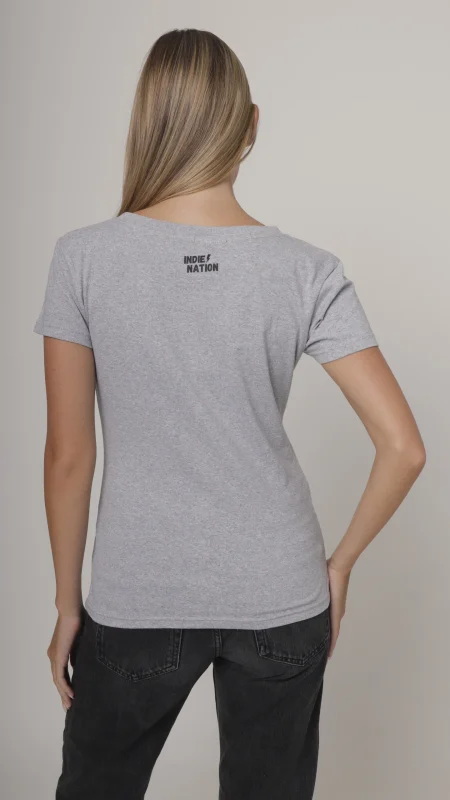 LADIES FASHION FITTED T-SHIRT