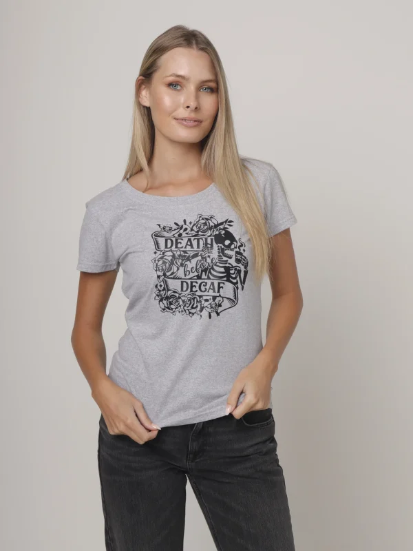 LADIES FASHION FITTED T-SHIRT
