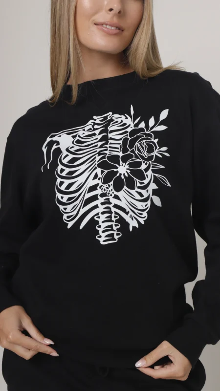 UNISEX STATEMENT PRINT SWEATER
