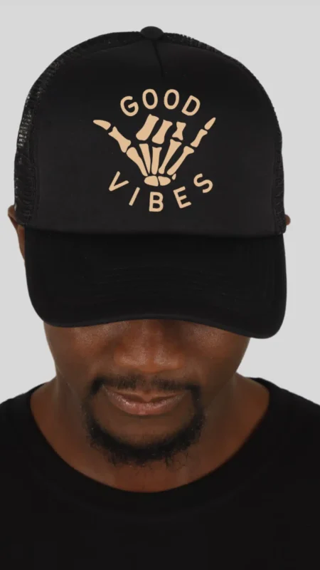 good vibes trucker cap