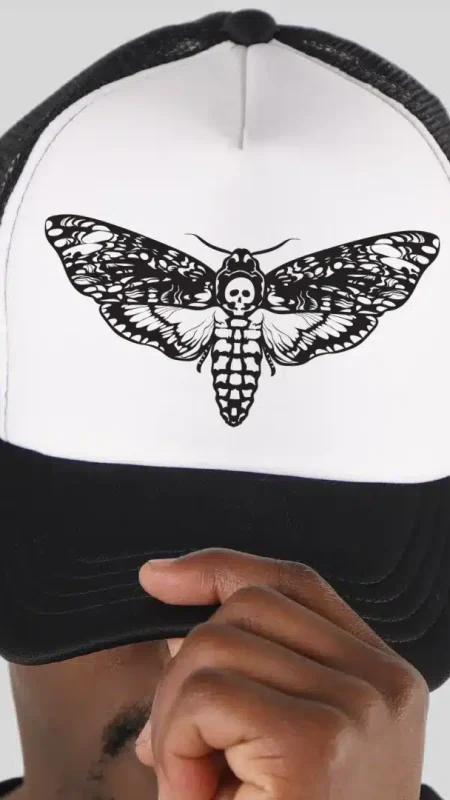 MENS HAWK MOTH TRUCKER CAP