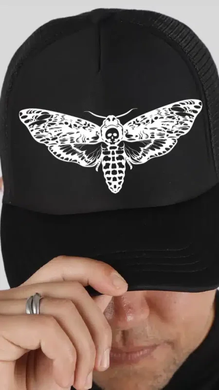 MENS HAWK MOTH TRUCKER CAP