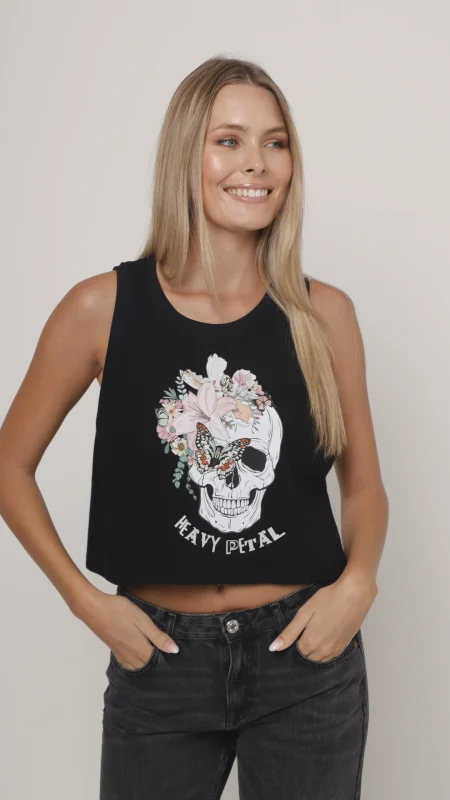LADIES FASHION CROP VEST