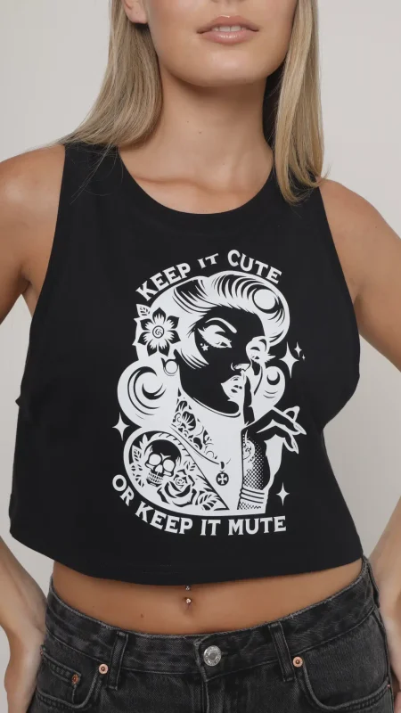 LADIES FASHION CROP VEST