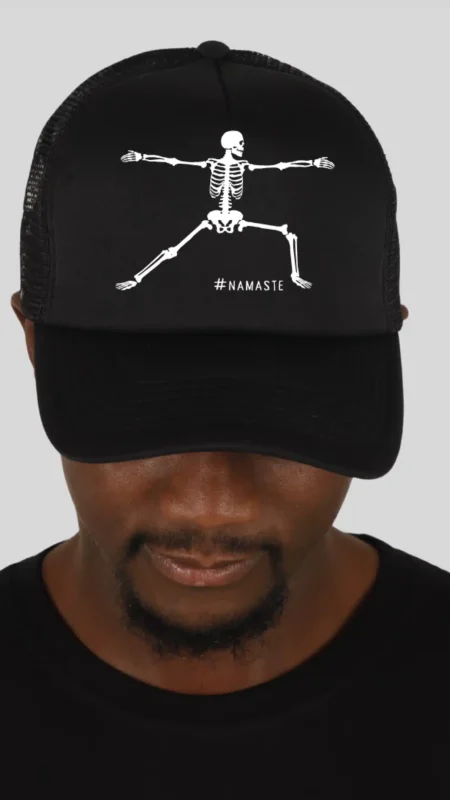 namaste trucker cap