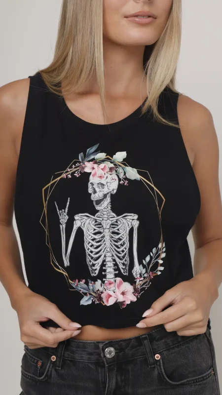 LADIES FASHION CROP VEST