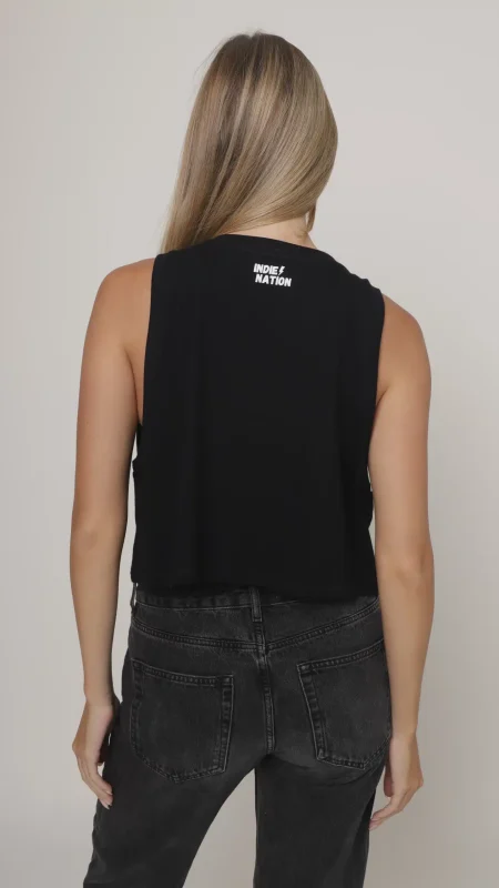 LADIES FASHION CROP VEST