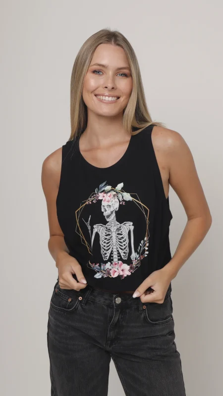 LADIES FASHION CROP VEST