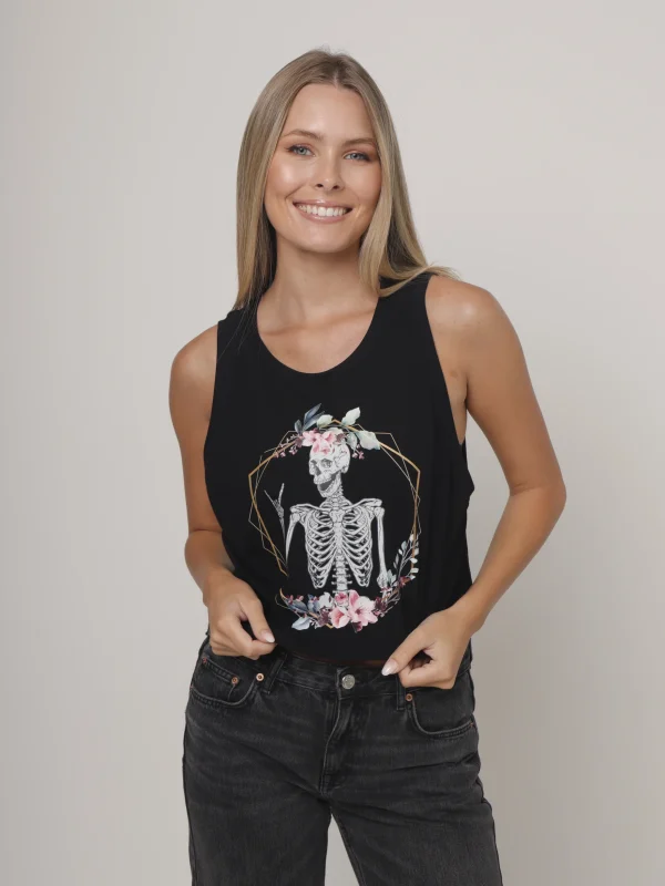 LADIES FASHION CROP VEST