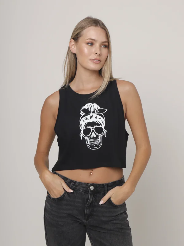 LADIES FASHION CROP VEST