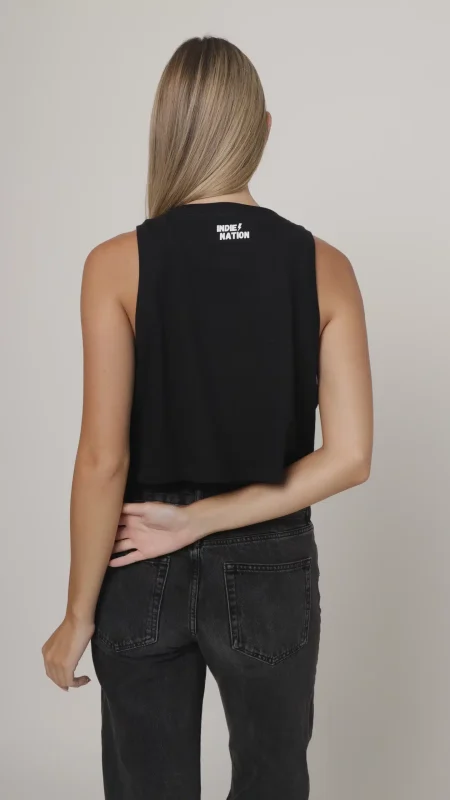 LADIES FASHION CROP VEST