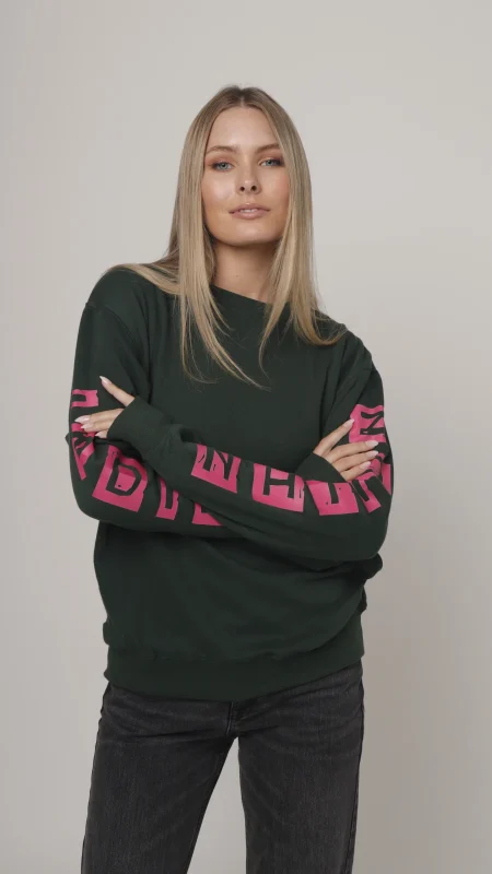 UNISEX STATEMENT PRINT SWEATER