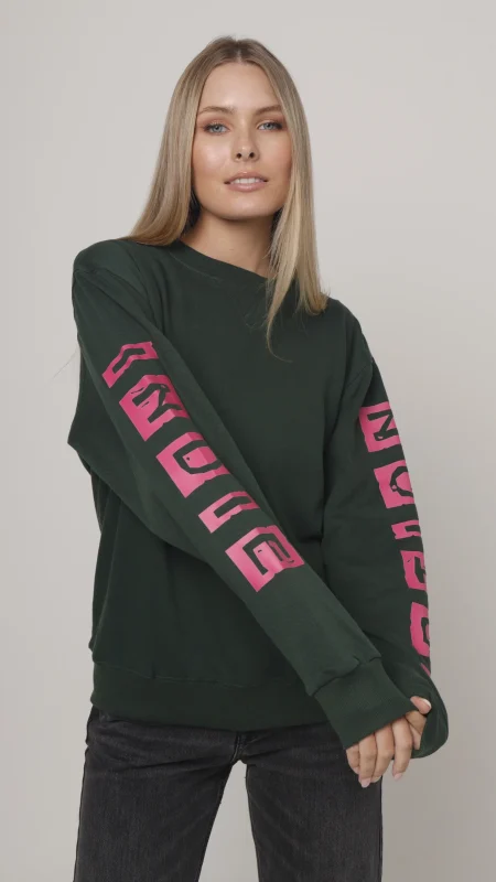 UNISEX STATEMENT PRINT SWEATER