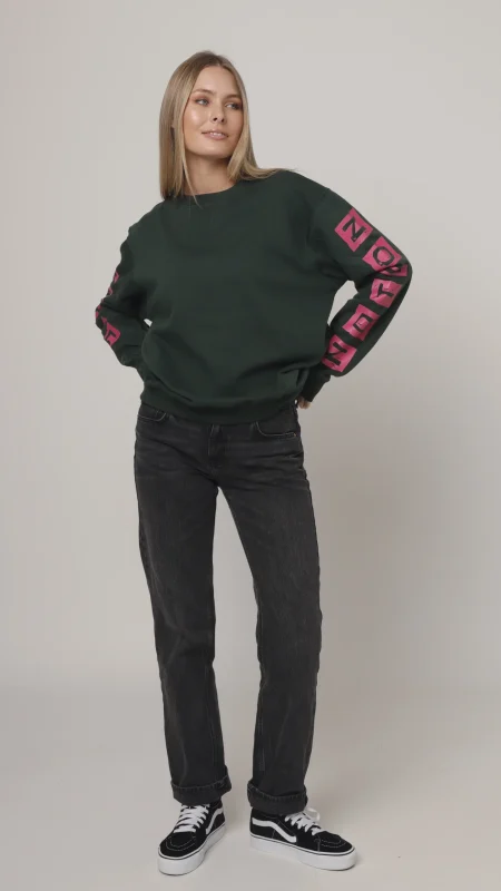 UNISEX STATEMENT PRINT SWEATER