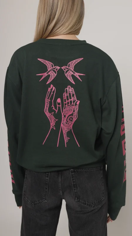 UNISEX STATEMENT PRINT SWEATER