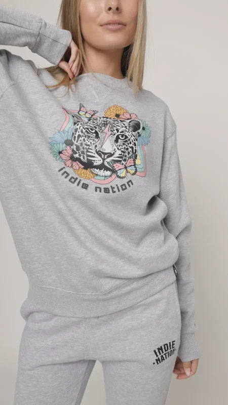 UNISEX STATEMENT PRINT SWEATER