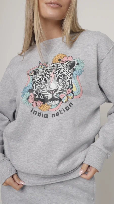 UNISEX STATEMENT PRINT SWEATER