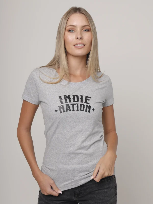 LADIES FASHION FITTED T-SHIRT