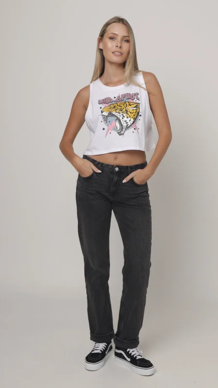 LADIES FASHION CROP VEST