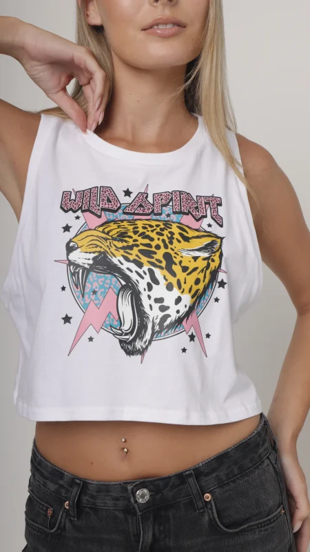 LADIES FASHION CROP VEST