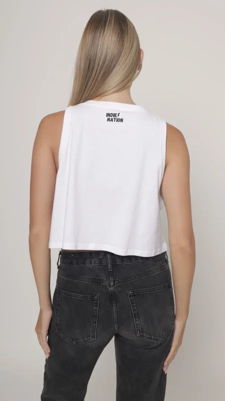 LADIES FASHION CROP VEST