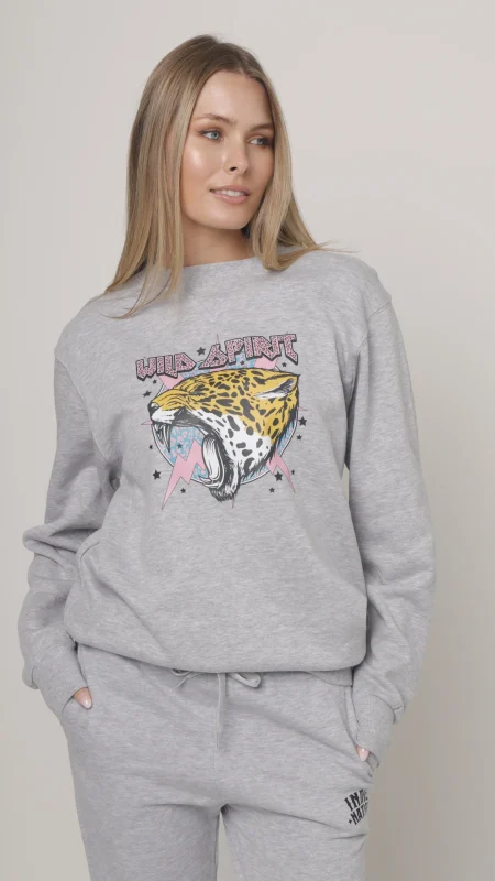 UNISEX STATEMENT PRINT SWEATER