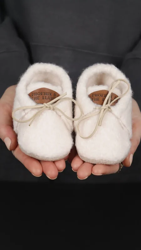 PHOENIX & THE LLAMA BABY SHOES