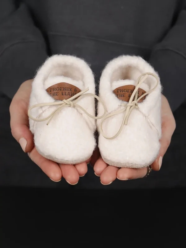 PHOENIX & THE LLAMA BABY SHOES
