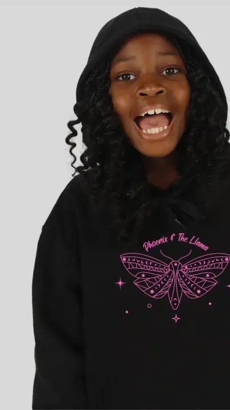 HAWK MOTH KIDS HOODIE