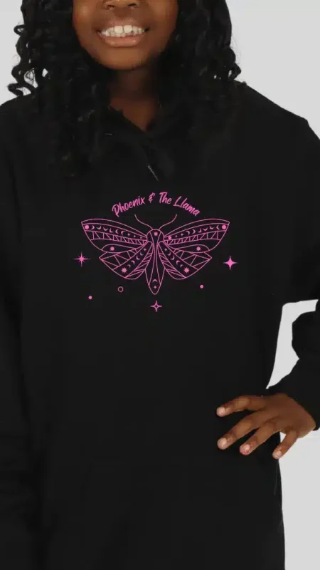 HAWK MOTH KIDS HOODIE