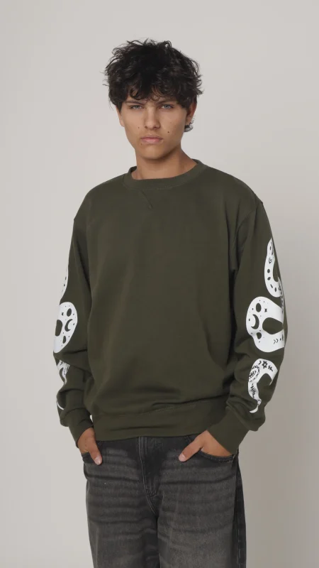 UNISEX STATEMENT PRINT SWEATER