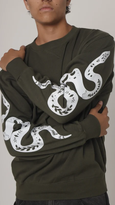 UNISEX STATEMENT PRINT SWEATER