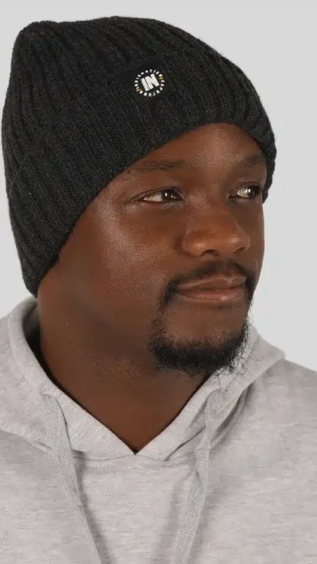 charcoal beanie