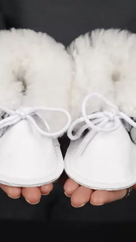 sheepskin baby shoes